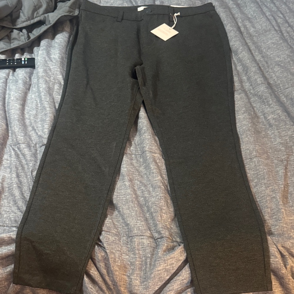 LC Lauren Conrad womens Charcoal Dress Pants